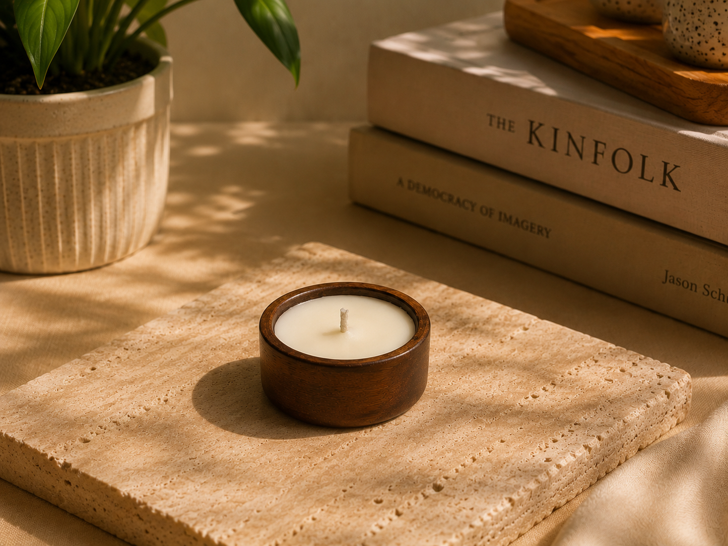 Wooden Tealight Cup