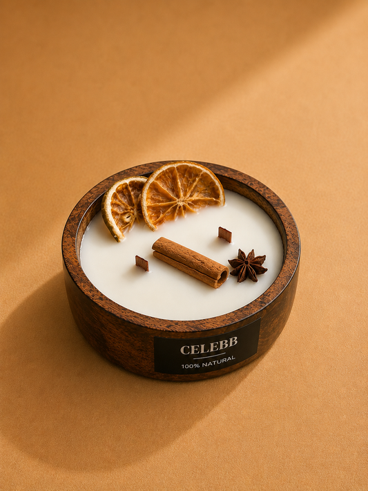 Small Round (Cinnamon Candle)